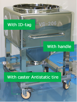 With caster Antistatic tire