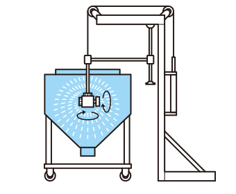 Inner surface cleaning type 